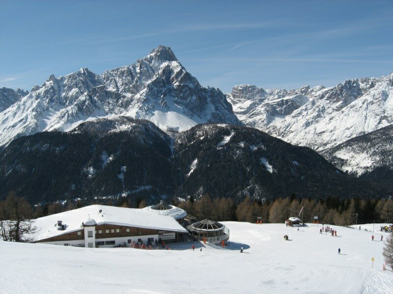 Monte skiing area - Three Dolomites skiing region - Sesto - Upper Val Pusteria - Sesto